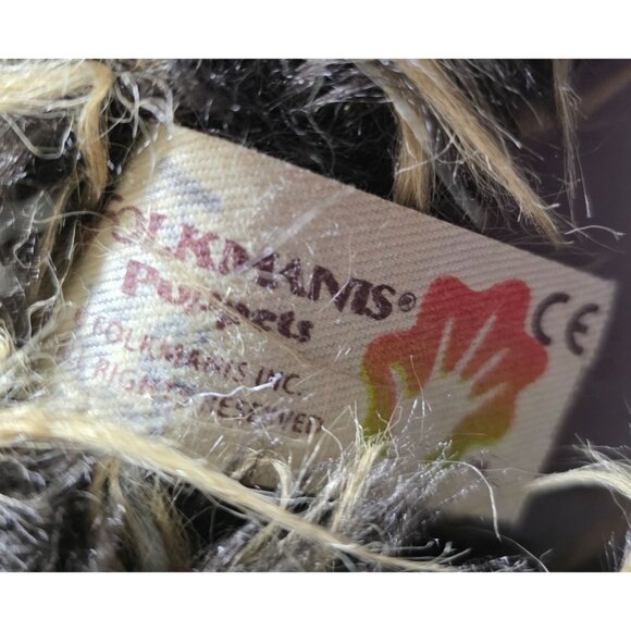 Folkmanis Porcupine Hand Puppet Plush Toy Brown stuffed animal pretend play - Picture 4 of 6